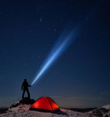 MagLite Battery-Powered LED Flashlight – ML300L 2-Cell D Flashlight with Adjustable Focus, Precise Beam, Long Battery Life, Water-Resistant for Emergency, Outdoor, and Camping