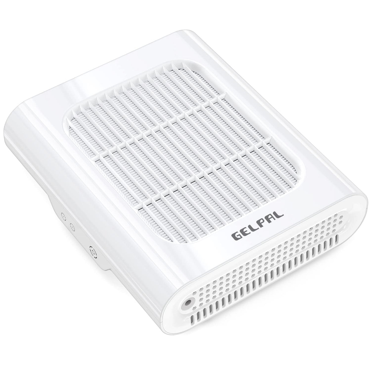 Gelpal Professional Nail Dust Collector, Adjustable Nail Dust Collector for Acrylic Nails , Electric Nail Vacuum Fan, Low Noise, Dust Collector for Nail Polishing &Salon.White.