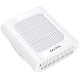 Gelpal Professional Nail Dust Collector, Adjustable Nail Dust Collector for Acrylic Nails , Electric Nail Vacuum Fan, Low Noise, Dust Collector for Nail Polishing &Salon.White.