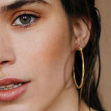 Verniflloga 14K Gold Hoop Earring for Women Gold Earrings Hoops 45.1MM