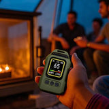 Portable 3-in-1 CO Detector with Audible & Visual Alarm, 300H Standby Battery, for Travel, Camping, Car, Hotel, RV - Essential for Travelers and Campers (Black)
