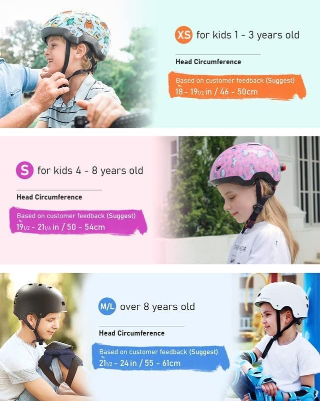 MOUNTALK Kids/Toddler Bike Helmet for Infant/Baby to Children 1/2/3/4/5/6/7/8 Years Old, Kids Helmets Ages 5-8/8-14,Skateboard Helmets for Youth Boys and Girls