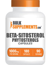 BulkSupplements.com Phytosterols Capsules - Phytosterols Supplement, Beta Sitosterol Capsules, Phytosterol 1000mg - Gluten Free, 2 Capsules per Serving, 180 Capsules (Pack of 1)