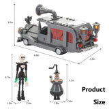 Spaciolo Horror Halloween Toy Building Set, Night Before Christmas Jack and The Mayor of Halloween Town, Mayor-Mobile, Creative Buildable Toy Kit Gifts for Movie Fans Friends Kids, 324PCS