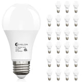 evelor 24-Packs A19 LED Light Bulbs,100 Watt Equivalent Daylight 5000K Bright Bulbs Efficient 13W,1500 Lumens E26 Base, Non-Dimmable, 15000-Hour Lifespan for Bedroom, Living Room, Office