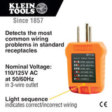 Klein Tools 69149P Electrical Test Kit with Digital Multimeter, Non-Contact Voltage Tester and Electrical Outlet Tester, Leads and Batteries
