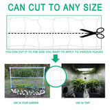 Heavy Duty Trellis Netting Roll - 47''x328' Plastic Plant Trellis Net for Climbing Plants