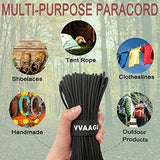VVAAGG 550 Paracord 200FT - 4mm Lightweight and Durable Camping Tent Marine Rope, Nylon Parachute Cord