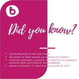 b Organic Aronia Berry Powder - Black Chokeberry Superfood High in Anthocyanins & Polyphenols - Supports Immune System - Chokeberries Organic Superfood - Aronia Berries - Vegan, Gluten-Free - 1lb