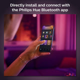 Philips Hue Smart Retrofit Recessed 5/6 Inch LED Downlight 4 Pack, White and Color Ambiance Color-Changing Light, 1100LM, Control with Hue App, Works with Alexa, Google Assistant and Apple HomeKit