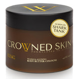 Crowned Skin Body Butter Cologne, King, Warm and Sensual, 4.4 oz