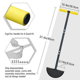Colwelt Half Moon Edger Lawn Tool, Lawn Edgers with Soft Handle, Manual Lawn Edger for Grass, Borders Sidewalks, Driveways, Gardens, 38-Inch