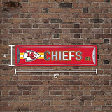 Rico Industries NFL Metal Street Sign Metal Street Sign 4" x 15" Home Décor - Bedroom - Office - Man Cave