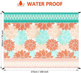 Beach Blanket Waterproof Sandproof Extra Large Beach Mat 79" X 83"/120"x108"for 1-8 Adults Quick Drying Durable Outdoor Picnic Mat for Beach Travel Camping Hiking