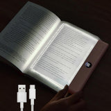 Book Light, Rechargeable Clear LED Flat Reading Light with 3 Colors & Timer, Dimmable Panel Plate Lamp Book Full Page Light for Reading in Bed at Night, Funny Gifts for Readers Kids Women Men (Pink)