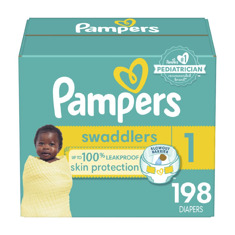 Pampers Baby Diapers - Swaddlers - Size 4, 66 Count, Ultra Absorbent Disposable Infant Diaper