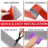 Vinyl Wall Base Baseboard Molding Trim 6" Flexible Self Adhesive Rubber Wall Base Moulding Trim Peel and Stick Design, 6 Inch x 40 Feet, Gray