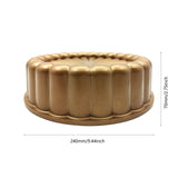 WBJKZJD Charlotte Cake Mold, 9 Inch Cake Pan Aluminium Kitchen Accessories Decoration Christmas Wedding Valentine’s 3D Charlotte Cake Pan (Flower Shape)