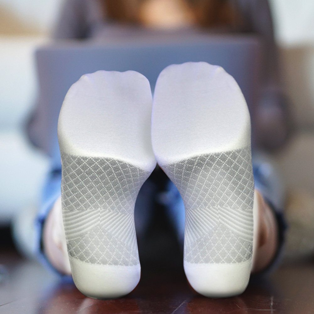 OrthoSleeve Orthotic Plantar Fasciitis Socks helps prevent plantar fasciitis relieves heel and arch pain