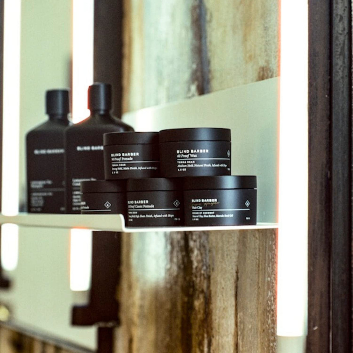 Blind Barber 60 Proof Hair Wax for Men - Water-Based Wax for Hair Styling and Daily Care - Medium Hold & Workable - Made with Volumizing Hops Extract and No Greasy Oils (2.5 Oz)