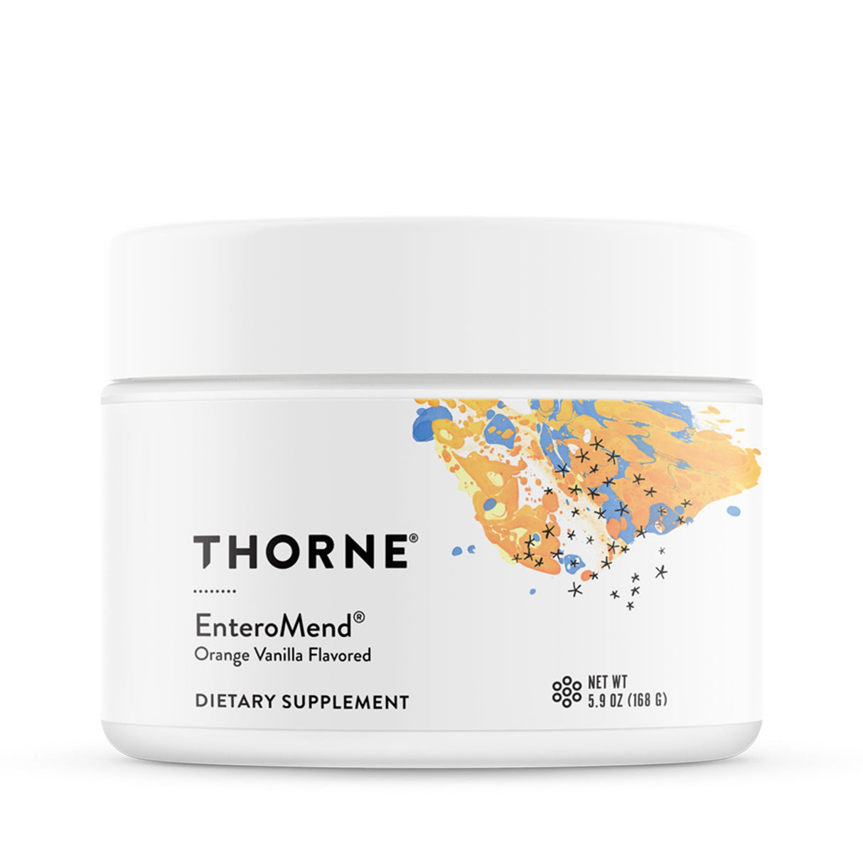 THORNE - EnteroMend - Botanical and Amino Acid Formula to Support Intestinal Health* - Orange Vanilla Flavor - 5.9 Oz
