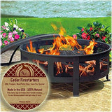 Midwest Hearth Cedar Fire Starters (36 Pack - Up to 144 Fires) Made in USA