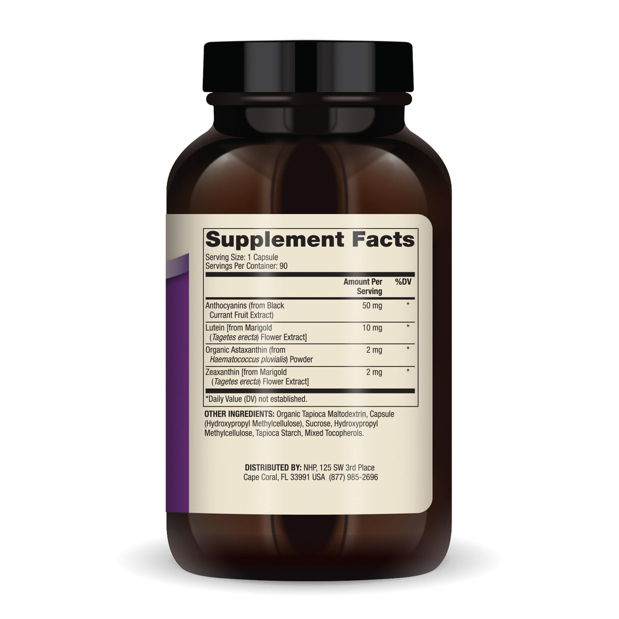 Dr. Mercola Eye Support - Supports Eye & Vision Health - with Lutein, Zeaxanthin, Organic Astaxanthin & Black Currant - Non-GMO, Gluten-Free & Soy Free - 90 Capsules (90 Servings)