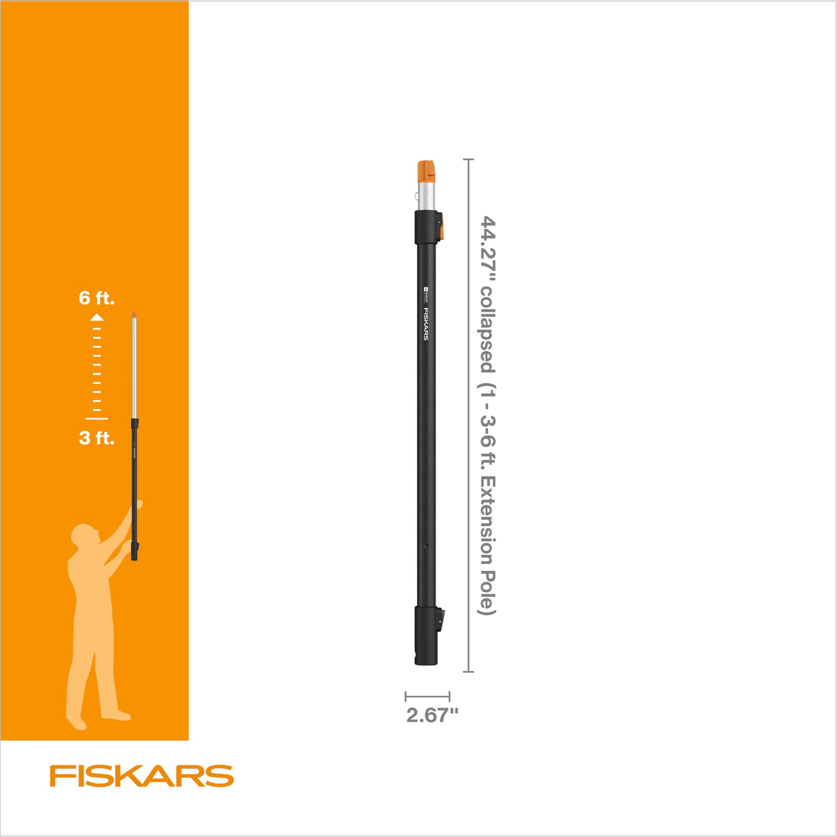 Fiskars XtendControl Rotating Tree Pruner Head, Pole Not Included