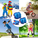 Kids Protective Gear Set Knee Pads for Kids 3-14 Years Toddler Knee and Elbow Pads with Wrist Guards 3 in 1 for Skating Cycling Bike Rollerblading Scooter