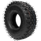FVRITO Set of Two 4.10/3.50-4 4.10-4 410-4 Tire and Inner Tube with Bent Valve Stem Replacement for Lawn Mower Hand Truck Wheelbarrow Trailers Dollies Wagon Snowblower Compressor Generator Go kart