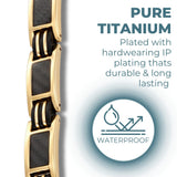 Willis Judd Bracelets For Men Gold Style Bracelets For Men Titanium Mens Bracelet Black Carbon Fiber Size Adjustable