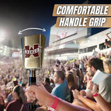 Chrome Plated Mississippi State 10-inch Cowbell with M-State Logo