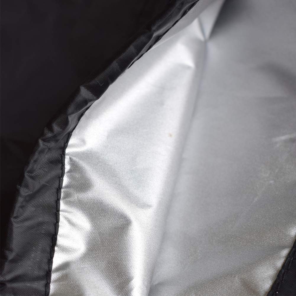 Cooler Cart Cover, Universal Waterproof 190T Polyester Fit for Most 80 QT Rolling Ice Chest Cart, Protective Cover for Beverage Cart, Party Cooler, Backyard, Deck, and Patio Use