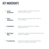 Revive MD Lipid Support Formula - Supplement Helps Maintain Healthy Cholesterol Levels, Endothelial Health & Triglyceride Levels - Beta Sitosterol, Citrus Bergamot & Pantethine