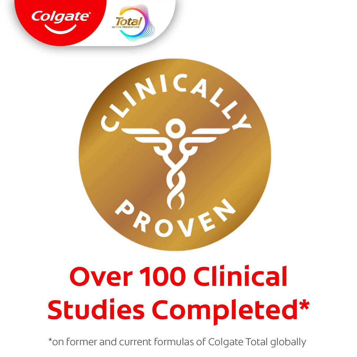 Colgate Total Whitening Toothpaste with Fluoride, 10 Benefits Including Sensitivity Relief and Stain Removal, Mint, 5.1 ounces (4 Pack)