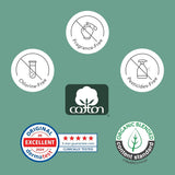 Rael Pads for Women, Organic Cotton Cover - Period Pads with Wings, Feminine Care, Sanitary Napkins, Heavy Absorbency, Unscented, Ultra Thin (Overnight, 40 Count)