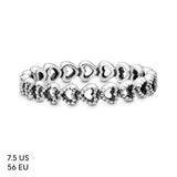 Pandora Band of Hearts Ring - Stackable Ring for Women - Gift for Her Sterling Silver - Size 9 - With Gift Box
