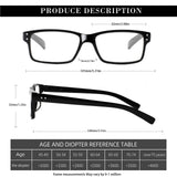 NORPERWIS Reading Glasses 6 Pairs Quality Readers Spring Hinge Glasses for Reading for Men and Women (6 Pack Mix Color -3, 2.00)