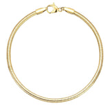 Charm Bracelet, 14K Gold Bracelets for Women，6.5",7",7.5",8",9" Dainty Snake Chain Bracelet Non Tarnish Jewelry Gifts for Her