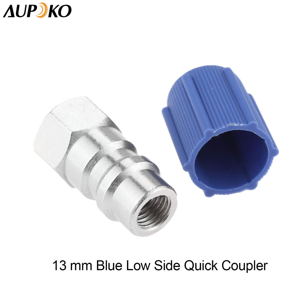 R12 to R134A Adapter, R12 R22 to R134A High/Low Fitting Port Retrofit 1/4’’ to 7/16"-20 UNF Conversion Adapter, Fits for AC Air Conditioner Refrigerant