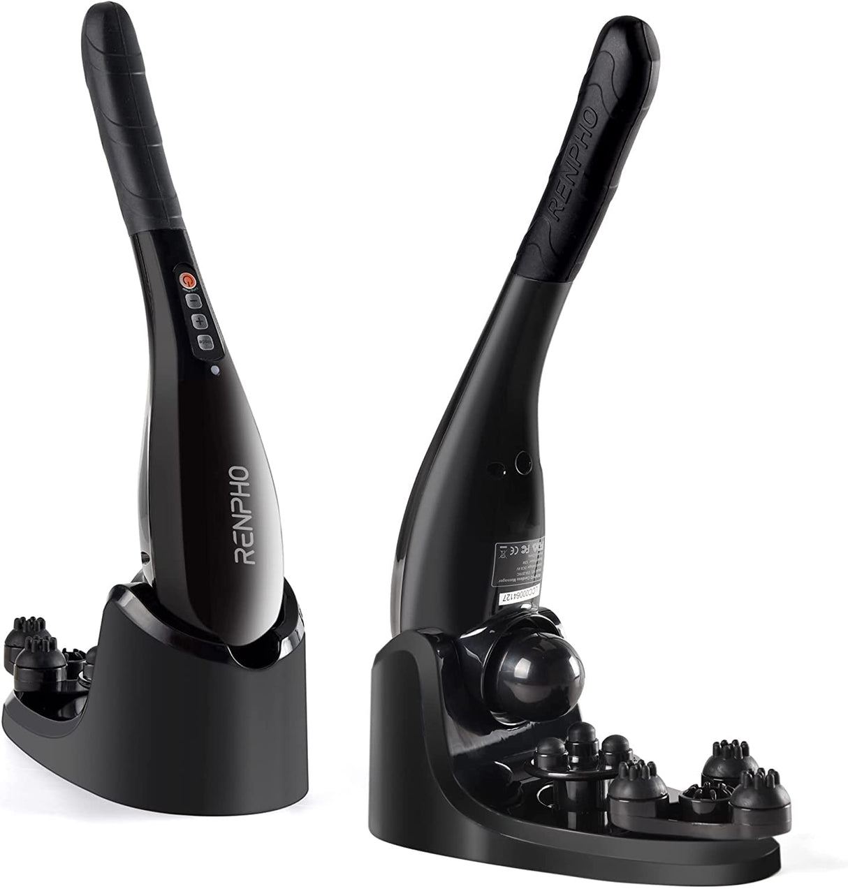 RENPHO Rechargeable Handheld Back Massager, Cordless Electric Neck Massage Tool for Shoulder, Foot, Leg, Calf, FSA & HSA Eligible, Gifts for Women and Men