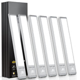 Under Cabinet Lights,88 LED Operated Motion Sensor Light Indoor,2200mAh USB Rechargeable Closet Lights, 6 Pack Magnetic Dimmable Closet Lights，Wireless Under Counter Lights for Kitchen, Stairs