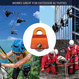 Fusion Climb Ekat Micro Aluminum Side Swing Pulley, Backyard Zipline, Trolley