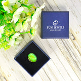 FUN JEWELS 18K Gold Plated Color Change Mood Ring for Women Adjustable