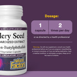 Natural Factors, Celery Seed, Concentrated Celery Extract for Healthy Circulation & Heart Support