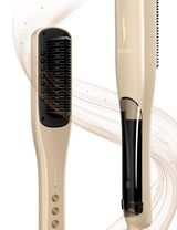Hair Straightener Brush,Venxis Straightening Comb with Steam, 3 Temp Settings & 20s Fast Heating, 120 Voltage&30-Minute Auto Shut-Off, Steam Design for Hair Treatment