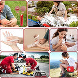 Snake Bite Kit, Bee Sting Kit, Emergency First Aid Supplies, Venom Extractor Suction Pump, Bite and Sting First Aid for Hiking, Backpacking and Camping. Includes Bonus CPR face Shield (Red)