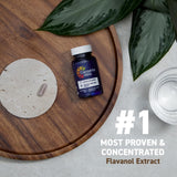 CocoaVia Memory & Focus Brain Supplement, 90 Day, Cocoa Flavanol Blend, Lutein, Added Caffeine for Boost. Improve Cognitive Function, Attention, Vegan & Plant Based, 90 Capsules