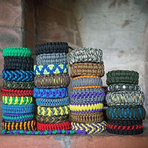 HERCULES Type III Paracord 550 Paracord Rope Parachute Cord, 250' Black Paracord for Survival Paracord, Survival Cord