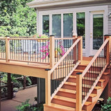 Goovilla 4x4 Post Caps Black(Actual 3.5" x 3.5"), 24 Pack Fence Post Caps with 48 Screws and Easy Installation, Sturdy Waterproof Plastic Deck Post Caps with Frosted Finishing Touch, Protect Wood Post